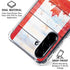 Canada Flag Light Wood Galaxy A36 5G Clear Case